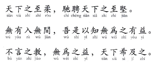 Chap.43 - Texte chinois